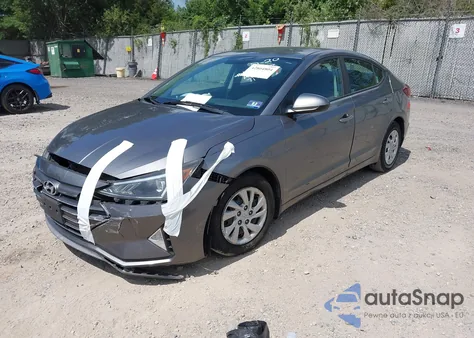 2019 Hyundai Elantra Se z USA, uszkodzony, nr VIN 5NPD74LF3KH447223